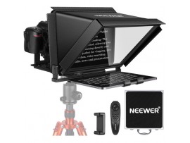 Neewer X12 Aluminum Alloy Teleprompter with Remote App and Carry Case